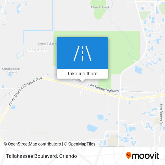 Mapa de Tallahassee Boulevard