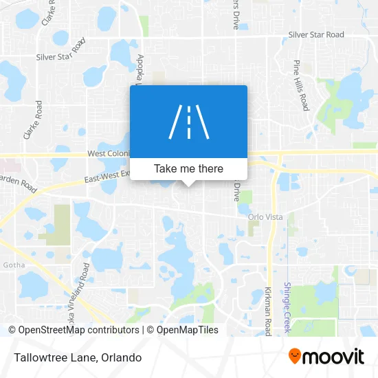 Tallowtree Lane map