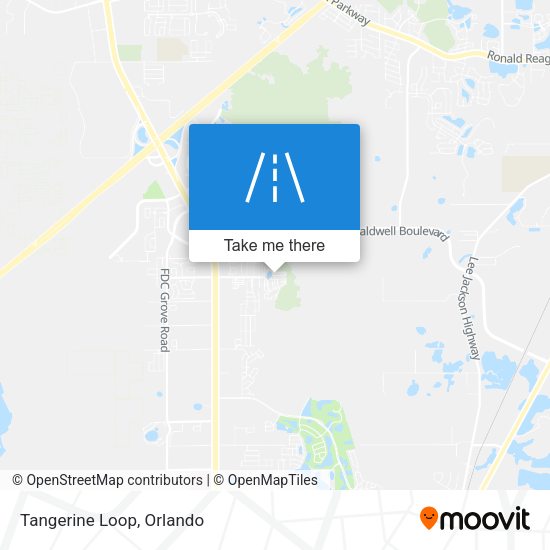 Mapa de Tangerine Loop