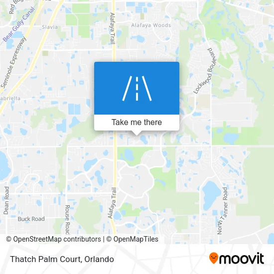 Thatch Palm Court map