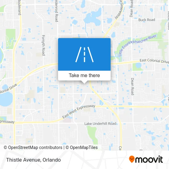Thistle Avenue map
