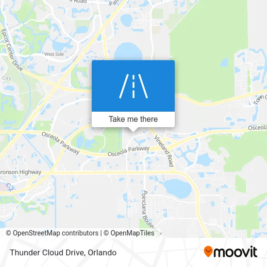 Thunder Cloud Drive map