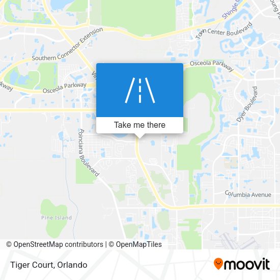 Mapa de Tiger Court