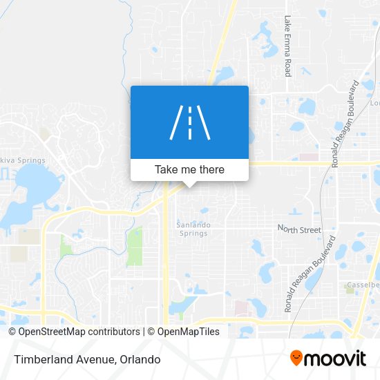 Mapa de Timberland Avenue