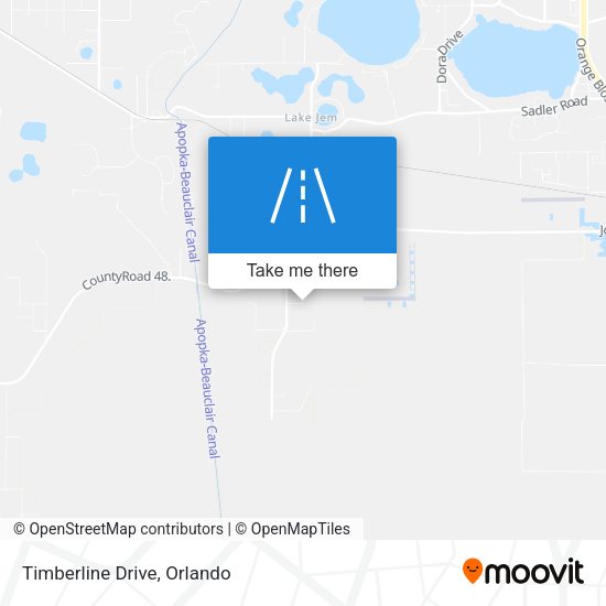 Timberline Drive map