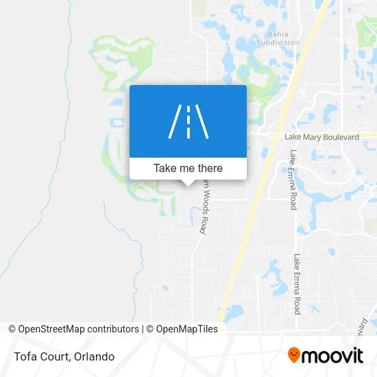 Tofa Court map
