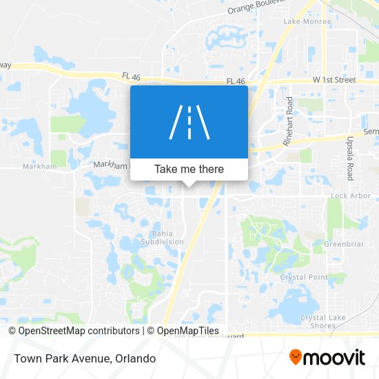 Mapa de Town Park Avenue