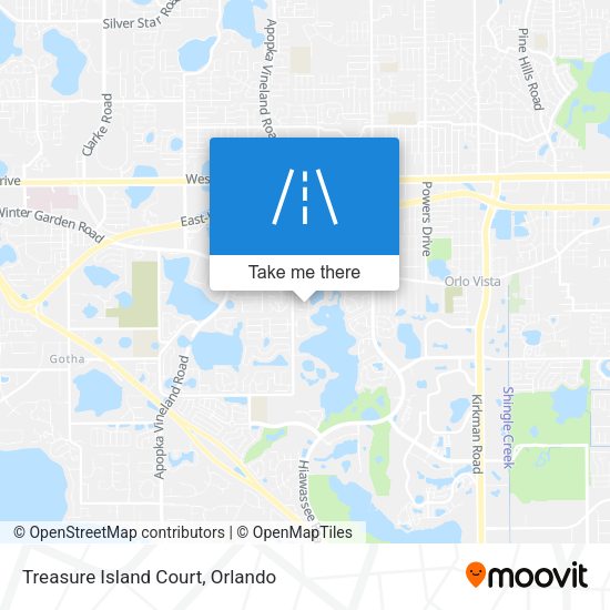 Mapa de Treasure Island Court