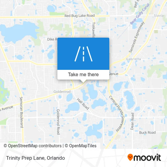Trinity Prep Lane map