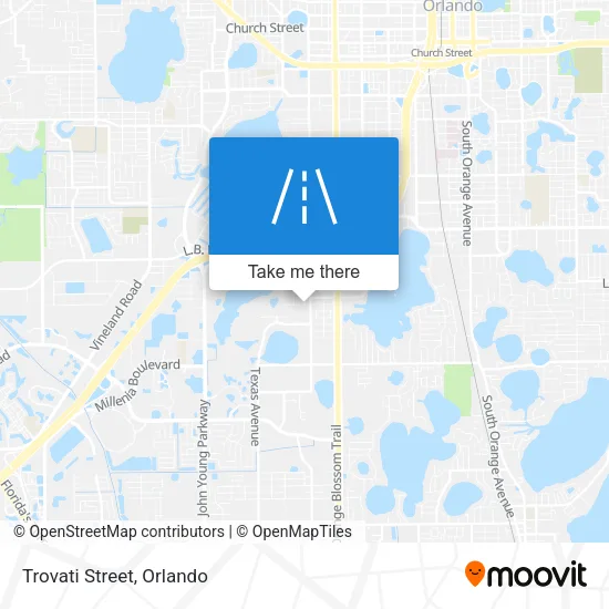 Trovati Street map