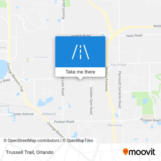Mapa de Trussell Trail