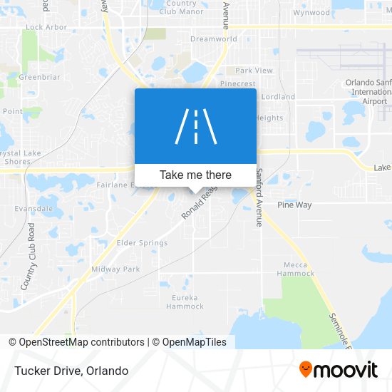 Tucker Drive map