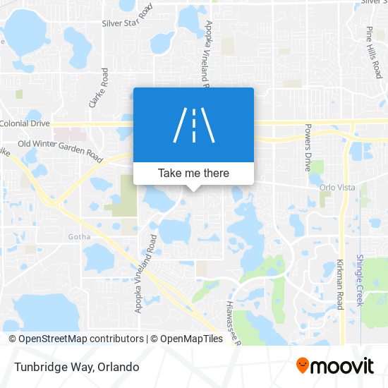 Tunbridge Way map