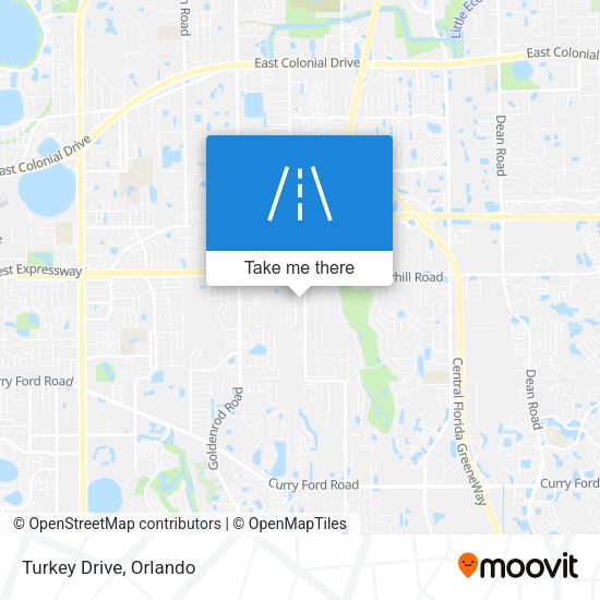 Mapa de Turkey Drive