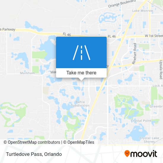 Turtledove Pass map