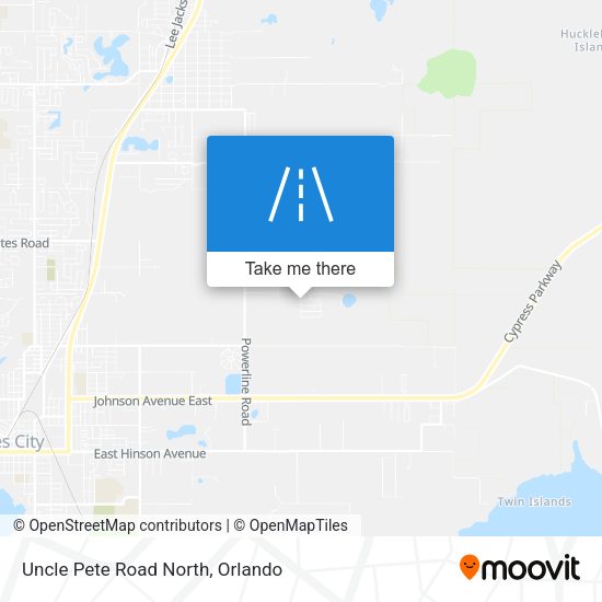 Uncle Pete Road North map