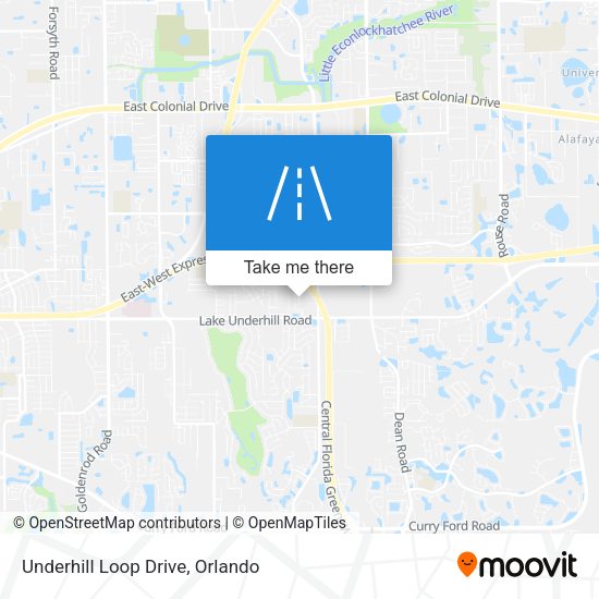 Mapa de Underhill Loop Drive