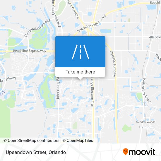 Mapa de Upsandown Street