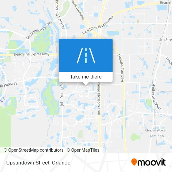 Mapa de Upsandown Street