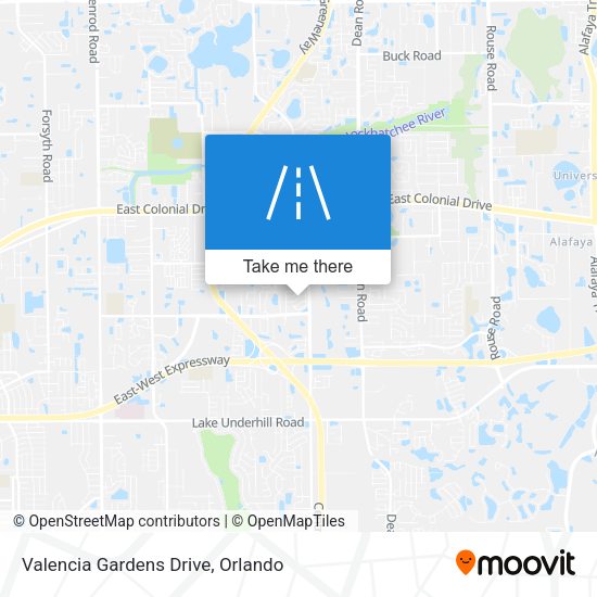 Valencia Gardens Drive map