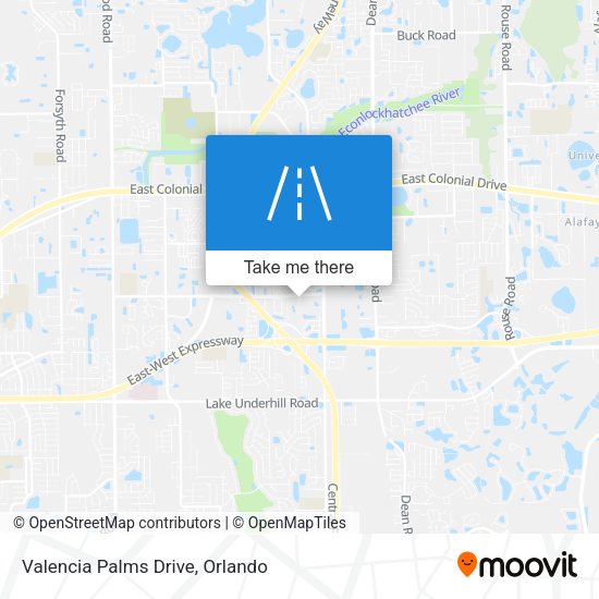 Valencia Palms Drive map