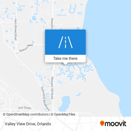 Valley View Drive map