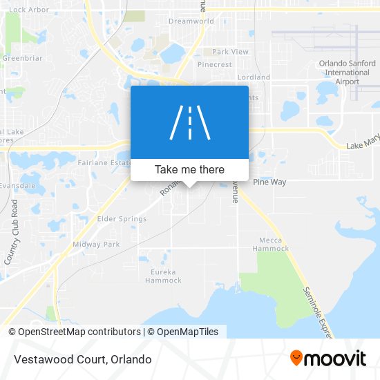 Vestawood Court map