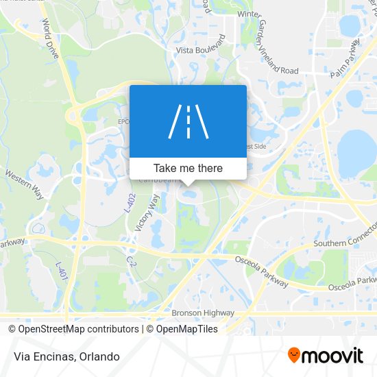Mapa de Via Encinas