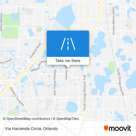 Via Hacienda Circle map