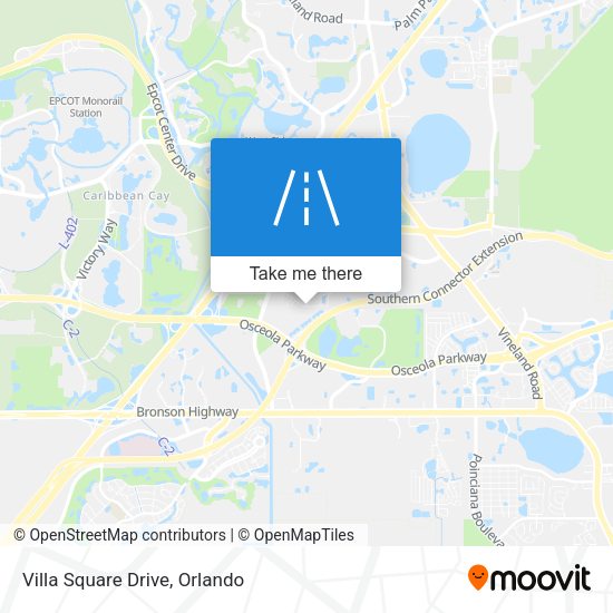 Villa Square Drive map