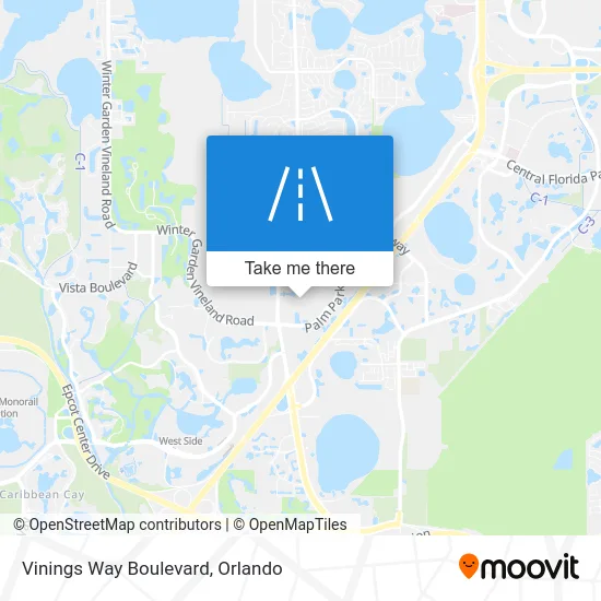 Vinings Way Boulevard map