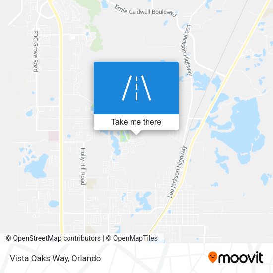Mapa de Vista Oaks Way