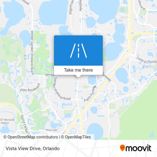 Mapa de Vista View Drive