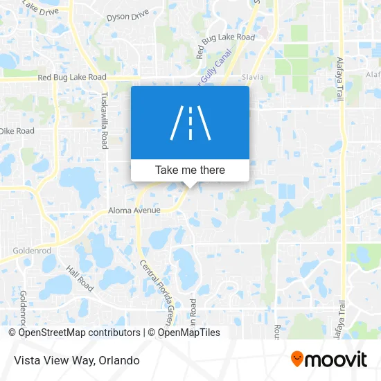 Vista View Way map