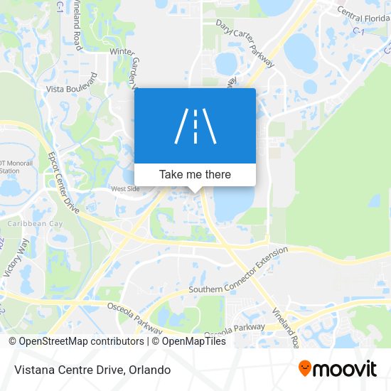 Mapa de Vistana Centre Drive