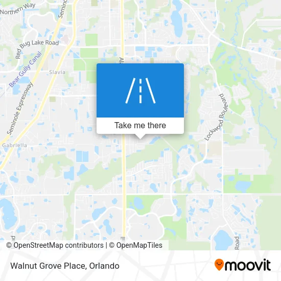 Walnut Grove Place map