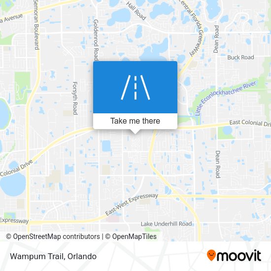 Mapa de Wampum Trail
