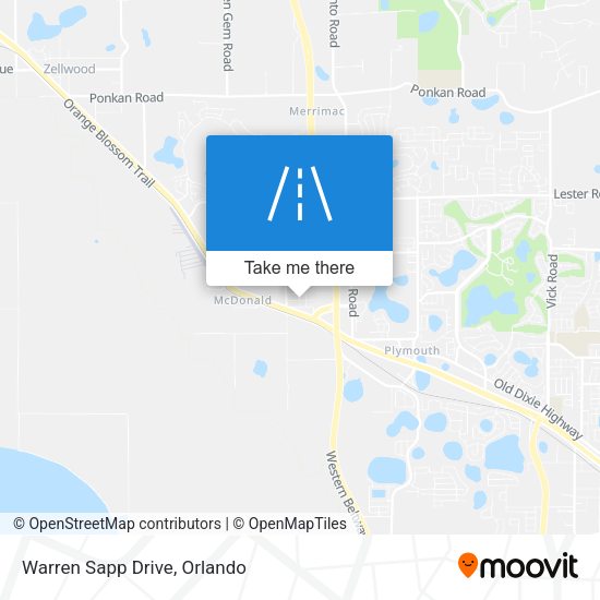 Warren Sapp Drive map