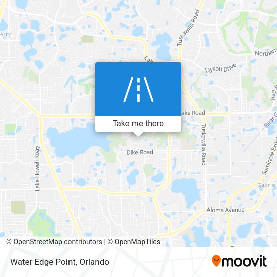 Mapa de Water Edge Point