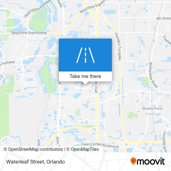 Mapa de Waterleaf Street