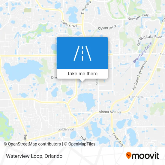 Waterview Loop map