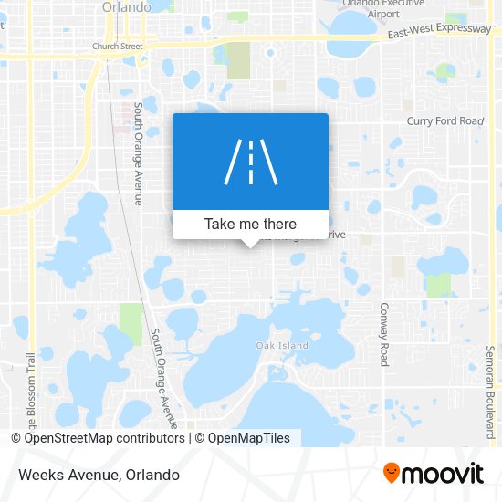 Mapa de Weeks Avenue