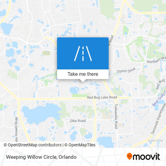 Weeping Willow Circle map