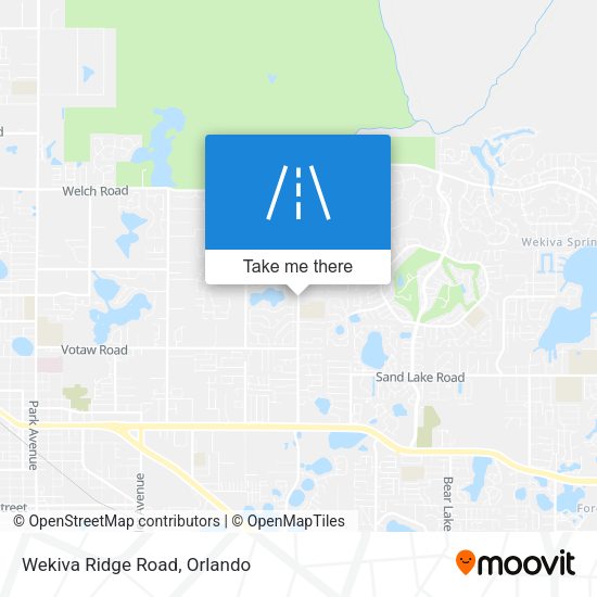 Mapa de Wekiva Ridge Road