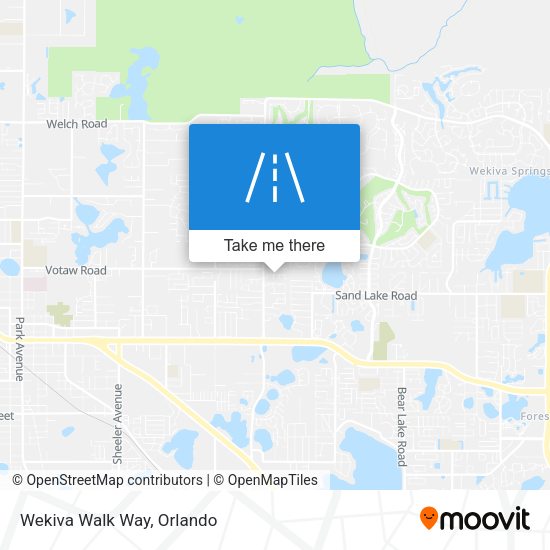 Mapa de Wekiva Walk Way