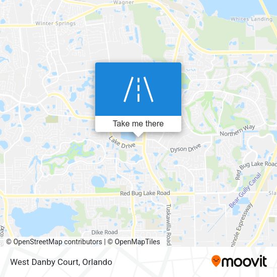 Mapa de West Danby Court