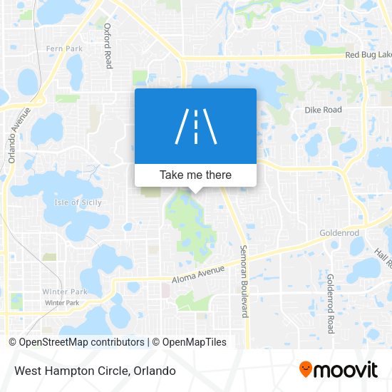 West Hampton Circle map