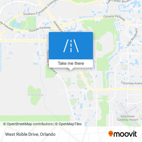 West Roble Drive map