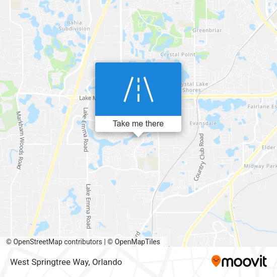 West Springtree Way map