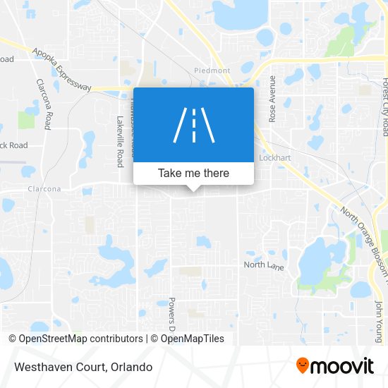 Mapa de Westhaven Court